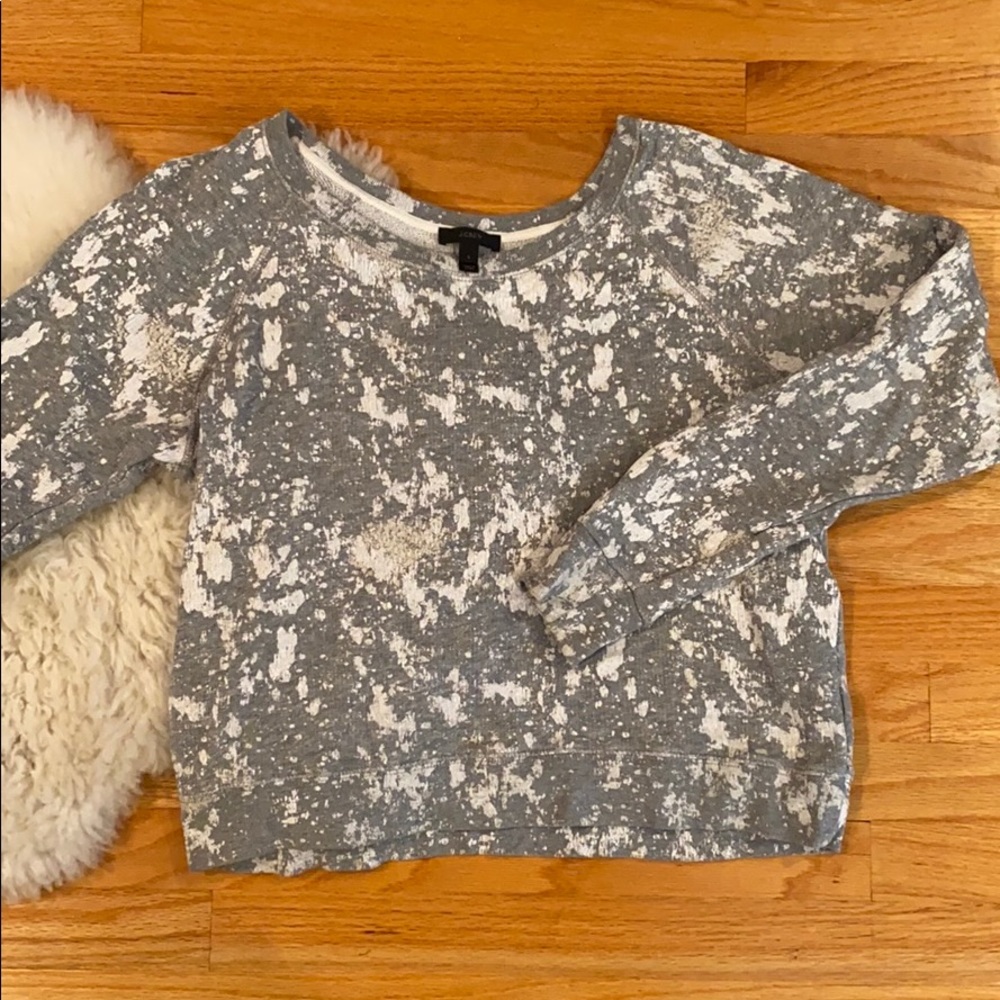 Paint splatter pullover